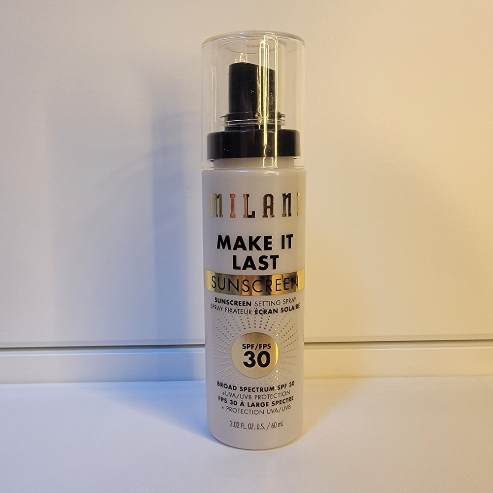 Milani Make It Last Setting Spray with Black and White Design